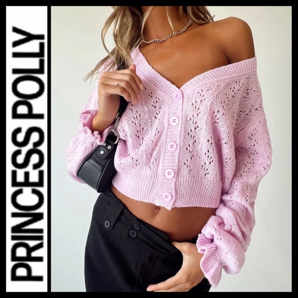 Princess Polly Sweaters - NWOT Princess Polly Lyric Cropped Cardigan